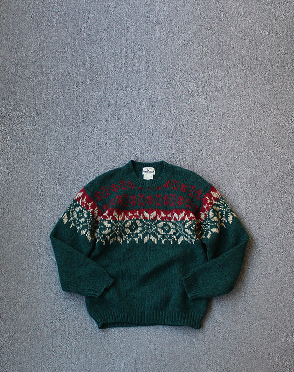 90s EDDIE BAUER Nordic Sweater